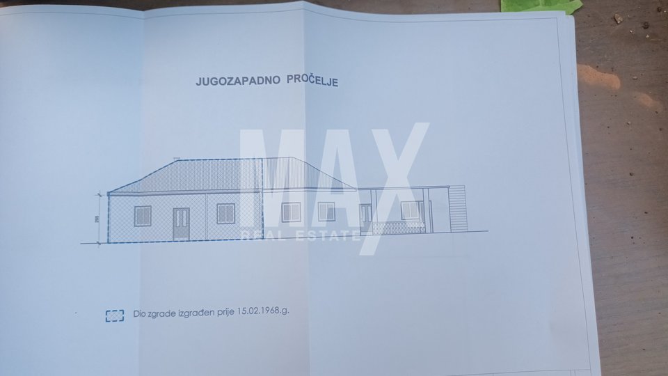 Zadar,prizemnica 133,79m2+okućnica 519,50m2-Prilika!!!