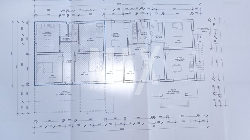 Zadar,prizemnica 133,79m2+okućnica 519,50m2-Prilika!!!